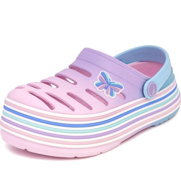 Nautica Other - Nautica Kids Pastel Clog with Butterfly Accent. Little Girls 12